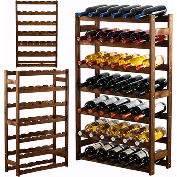 Stojan na víno Stojan na víno RW-1-42 olejovaný, regál na 42 lahví