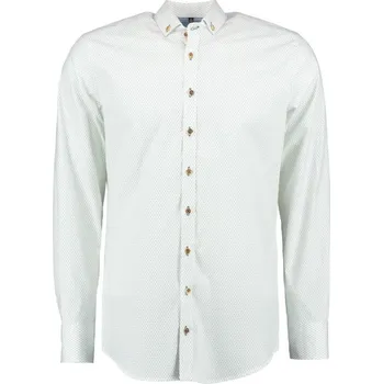 Pánská košile Gipfelstürmer - košile pánská společenská s límečkem bílá dl.rukáv 3776 39/40