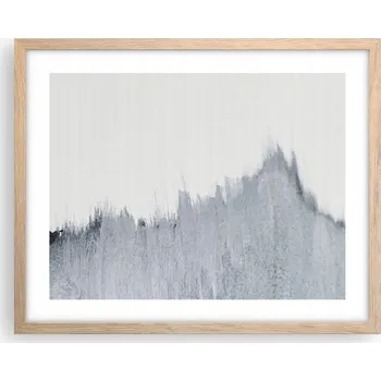 Obraz Obraz plakát na zeď v rámu světlý dub 50x40 minimalismus foto do obýváku