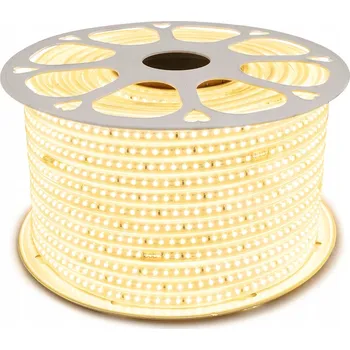 LED páska LED PÁSEK 230V 2835/120 1M IP68 8W BÍLÁ TEPLÁ