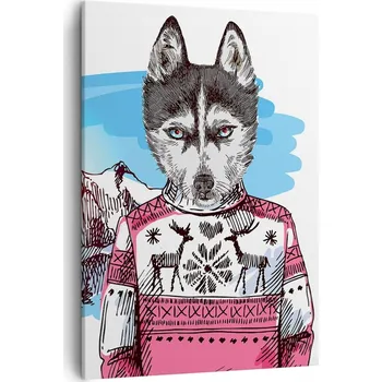 Obraz Obraz na plátně do obýváku ložnice 50x70 abstrakce obrazy na zeď