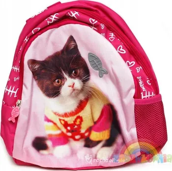 Jednokomorový Batoh pro předškoláky Beniamin pro dívky, růžový