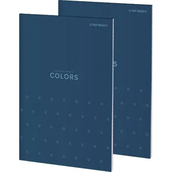 Sešit A5 s mřížkou TOP-2000, 50 listů