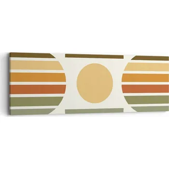 Obraz Obraz na plátně do obývacího pokoje ložnice 90x30 abstrakce foto obrazy na zeď