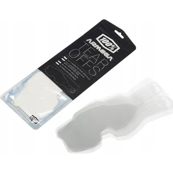 Motocyklové brýle 100% Armega Trhací na ochranné brýle, 50 ks