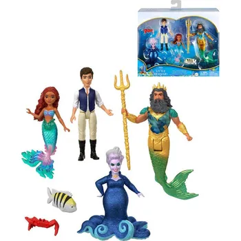 Hračka MATTEL Malá Mořská Víla s kamarády malé panenky set 6ks v krabici | 19