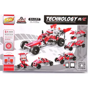 ostatní stavebnice DÁLKOVĚ OVLÁDANÉ Stavebnice TECHNIC 10v1 191 dílů RC 6+