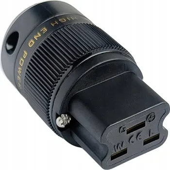 Napájecí kabel Napájecí konektor AC samice AUDIO4U IEC-C19-G