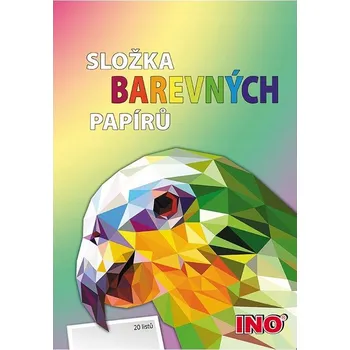 Barevný papír Hedvábný papír Ino, vícebarevný