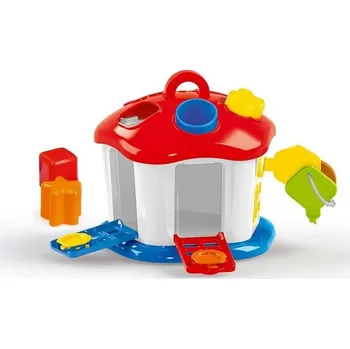 Hračka pro nejmenší Prostrkávadlo domeček s klíči