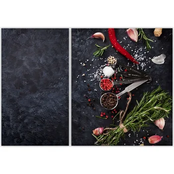 Kuchyňské prkénko Skleněná Ochranná Deska a Krájecí Prkénko | Indukce, Sporák ds-0403