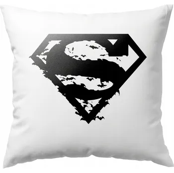 Polštář POLŠTÁŘ PRO SUPERHRDINU BATMAN SUPERMAN NETOPÝR FILMOVÝ KINO POTISK