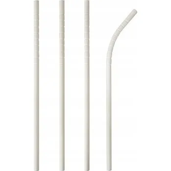 Jednorázové nádobí Brčka 100 ks 20 cm x 6 mm papírové