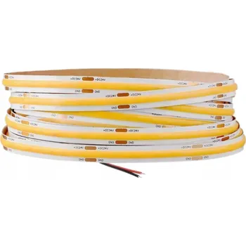 LED osvětlení COB LED pásek profesionální 480LED/m 24V Studená bílá 5m