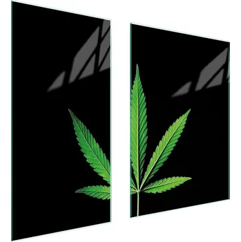 Kuchyňské prkénko Krájecí deska TMK ArtDeko sklo 2 ks