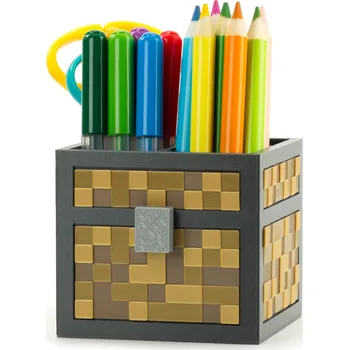 Psací stůl Organizér na psací stůl M Pomůcka na pastelky Pixele 3D Penál Kajawis EKO