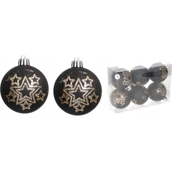 Vánoční dekorace SE TŘPYTKAMI VÁNOČNÍ BAŇKY NA DEKORACI OZDOBU 6 KS 6 CM