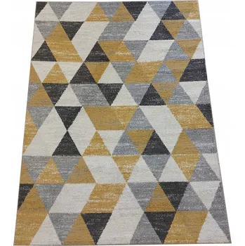 Koberec KOBEREC ROYAL MAROKO SILNÝ 10MM 80x150 ŽLUTÝ ŠEDÝ