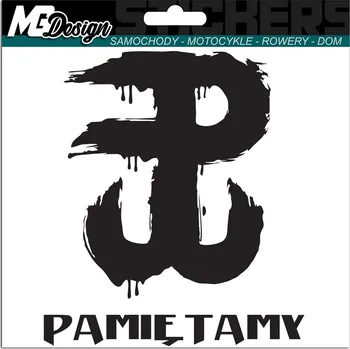 Samolepicí dekorace na vozidlo Samolepka na auto POLSKO BOJUJÍCÍ PAMIĘTAMY 13x15 cm