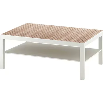 Obraz Laminovaná nálepka na konferenční stolek IKEA 118x78 cm - Jemné dřevěné lamely
