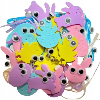 Velikonoční dekorace Velikonoční samolepicí pěnové Samolepky - kreativní sada Velikonoce vajíček