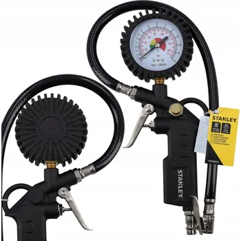 Příslušenství ke kompresoru Pistole na huštění pneumatik s manometrem STANLEY