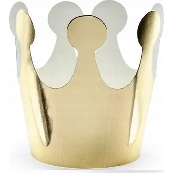 Party dekorace KORUNKA ČEPIČKA narozeninová ZLATÁ na oslavu narozenin