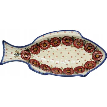 Keramická mísa na zapékání Ryba velká Keramika Bolesławiec