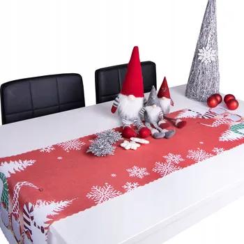 Prostěradlo Vánoční běhoun Agmar, vícebarevný, 140 cm x 38 cm, polyester