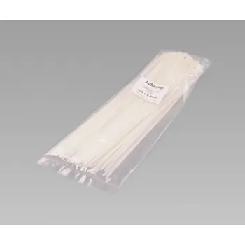 Stahovací páska Vázací pásek bílý 350/4,8