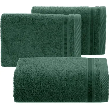 Ručník FROTÉ RUČNÍK ABBIE 100X150 CM TMAVĚZELENÁ