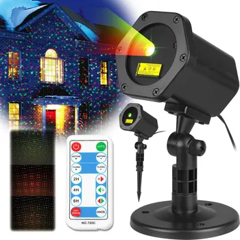 Projekční technika Laserový zahradní projektor LTC + dálkové ovládání 6W lampa IP65 + napájecí adaptér IP44