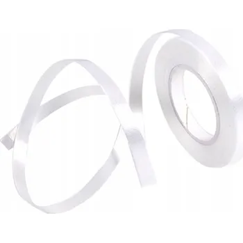 Stuha Saténová stuha Mendelson bílá 20 m x 15 mm