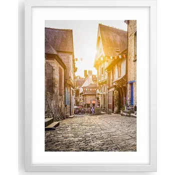 Obraz Obraz plakát v bílém rámu do obýváku 30x40 foto plakáty na zeď s motivem města