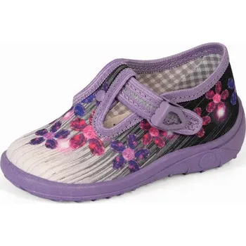 Dívčí bačkory Papuče, fialové, Nazo, velikost 27