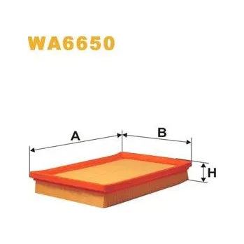 Auto-moto Vzduchový filtr WIX FILTERS WA6650
