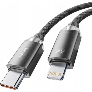 Datový kabel Kabel Boste USB-C - Apple Lightning 1 m šedý