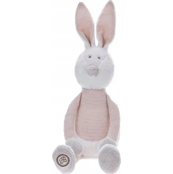 plyšák Plyšová Hračka Králík Enzo Bílo-růžová 27 cm 13666 Bepp