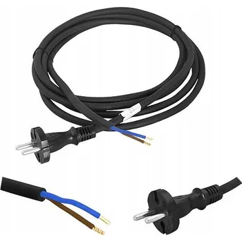 elektrický kabel Kulatý kabel v pryžové izolaci H05V-K Plast-Rol 2 x 1,0