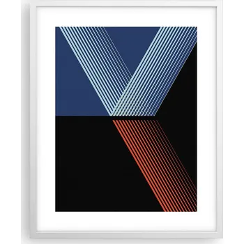 Obraz Obraz plakát na zeď v bílém rámu 40x50 abstrakce plakáty do obýváku