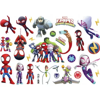Odstranitelné tetování Smyvatelné tetování pro děti SPIDEY CG406