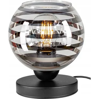 Lampička Stolní lampička skleněná Noční koule LED