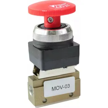 Ventil Pneumatický ventil s nouzovým tlačítkem