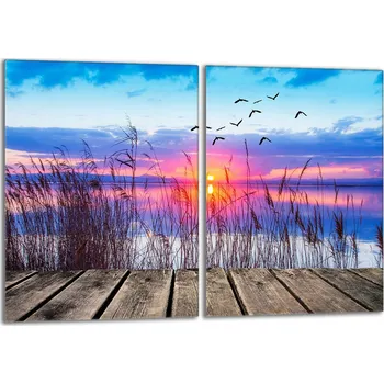 Kuchyňské prkénko Krájecí deska TMK ArtDeko sklo 2 ks