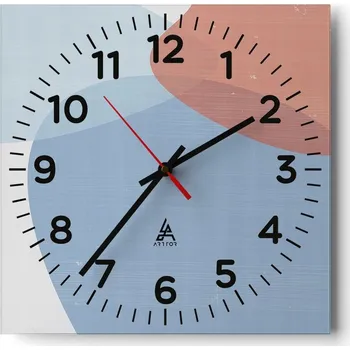 Hodiny Kuchyňské nástěnné hodiny 30x30 Tvary Skleněné hodiny do obýváku Moderní Tiché