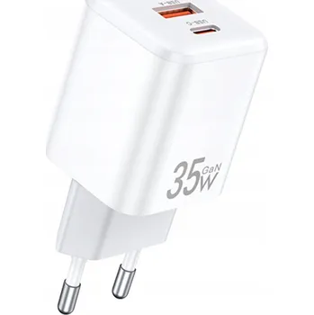 Awei PD66-EU 35W GaN rychlonabíječka, bílá