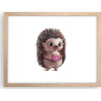 Obraz Obraz plakát v rámu světlý dub do obýváku 40x30 pro děti foto na zeď