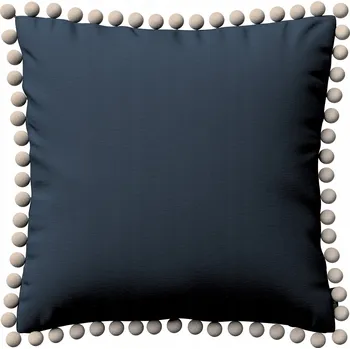 Povlak na polštářek Dekoria Povlak na polštář Wera, tmavě modrá