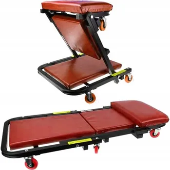 Dílenské montážní lehátko Dílenské lehátko skládací 2v1, taburet, vozík