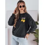 Dámská grafitová mikina s potiskem LEMONFIT BY1348 Velikost: ONE SIZE